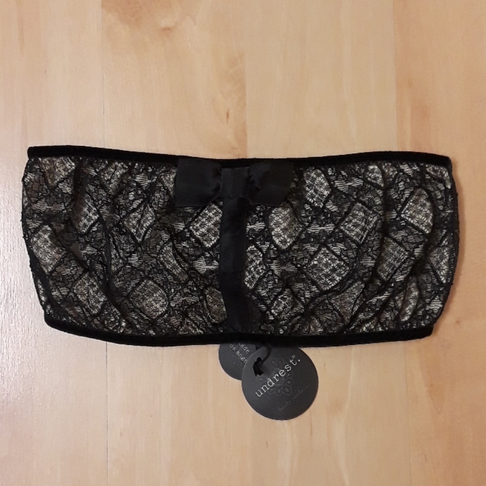 Anthropologie Undrest Lace Tuxedo Bandeau